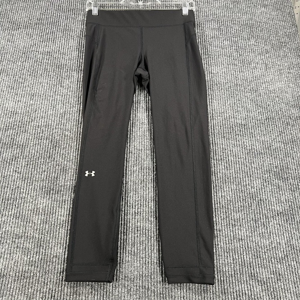 Under‎ Armour Pants Womens Medium Black HeatGear Compression Activewear Athletic